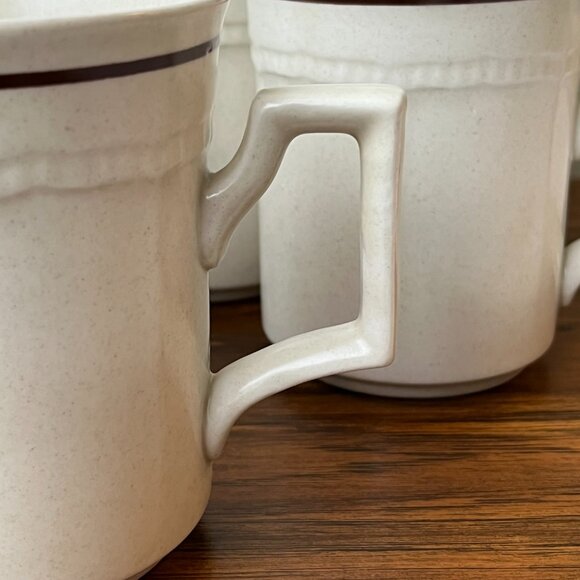 Kensington Handcrafted England Ironstone 4 Mugs - Picture 7 of 15